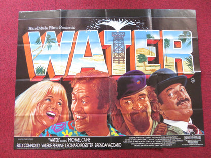 WATER UK QUAD POSTER FOLDED BILLY CONNOLLY MICHAEL CAINE 1985