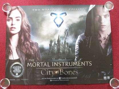 THE MORTAL INSTRUMENTS: CITY OF BONES UK QUAD ROLLED POSTER LILY COLLINS 2013