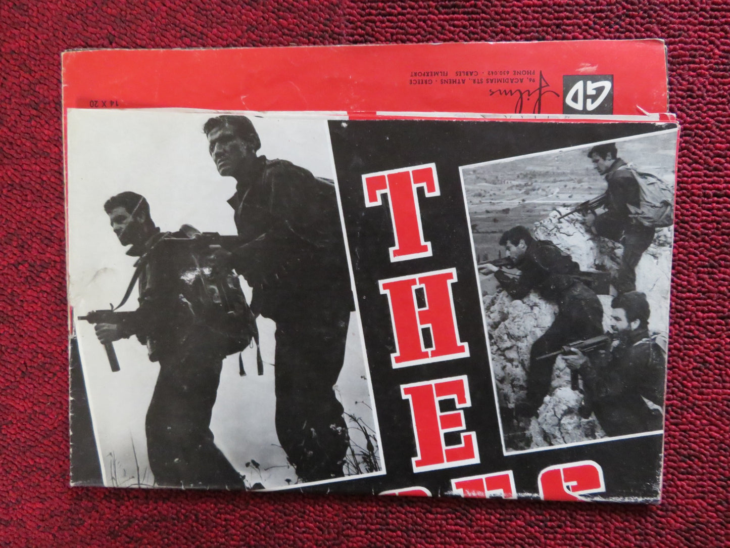 HEROES - PRESSBOOK UNCUT GD FILMS KOSTAS NAOS TEREZA VLANDI 1966