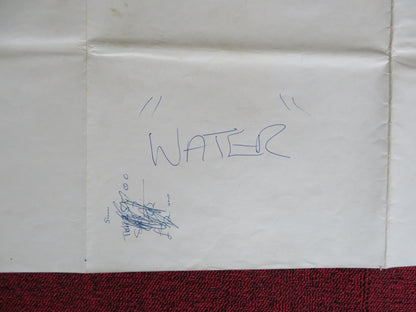 WATER UK QUAD POSTER FOLDED BILLY CONNOLLY MICHAEL CAINE 1985