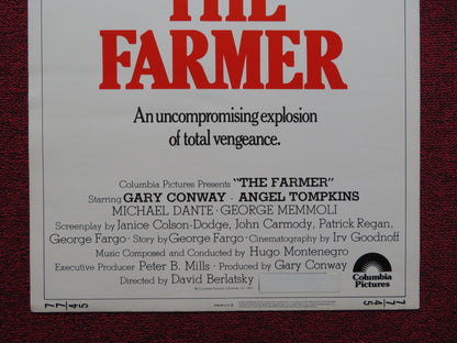 THE FARMER US INSERT (14"x 36") POSTER GARY CONWAY ANGEL TOMPKINS 1977