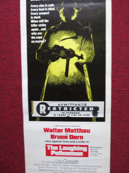 THE LAUGHING POLICEMAN US INSERT (14"x 36") POSTER WALTER MATTHAU B. DERN 1973