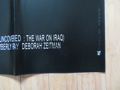 UNCOVERED: THE WAR ON IRAQ FRENCH GRANDE POSTER DAVID ALBRIGHT R. GREENWALD 2004