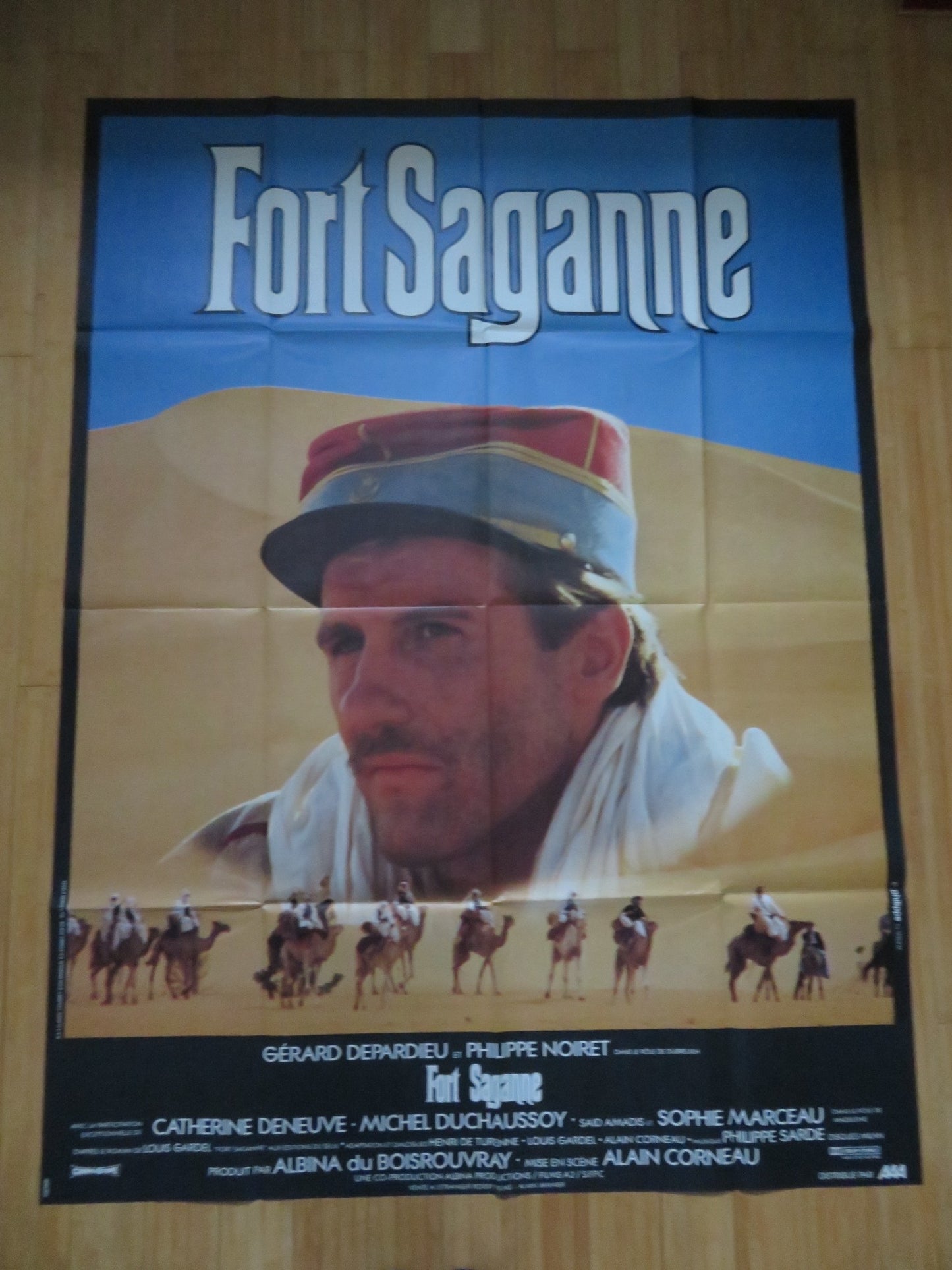 FORT SAGANNE FRENCH GRANDE POSTER GERARD DEPARDIEU PHILIPPE NOIRET 1984