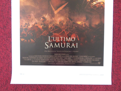 THE LAST SAMURAI ITALIAN LOCANDINA POSTER TOM CRUISE KEN WATANABE 2003