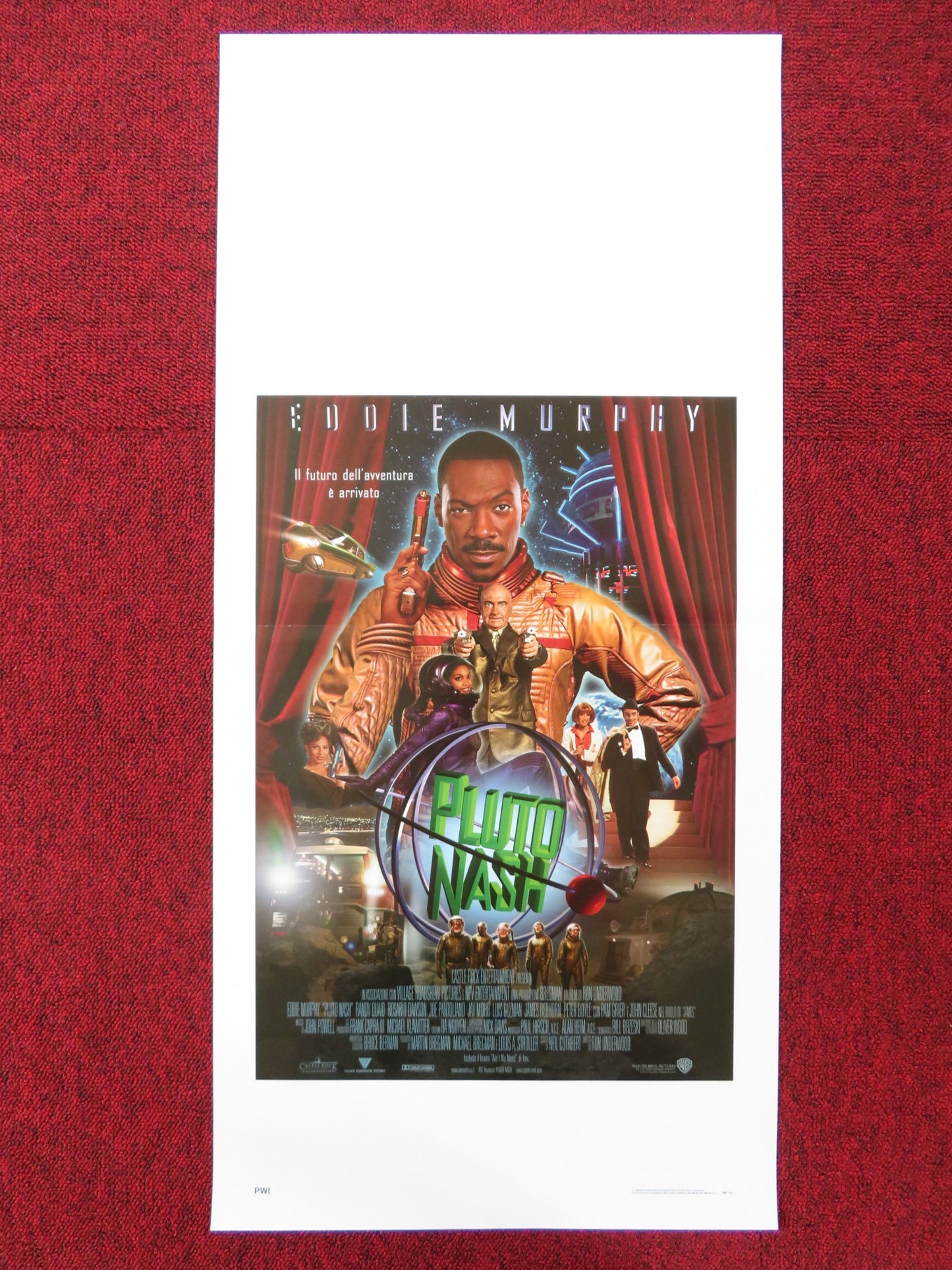 THE ADVENTURES OF PLUTO NASH ITALIAN LOCANDINA POSTER EDDIE MURPHY 2002