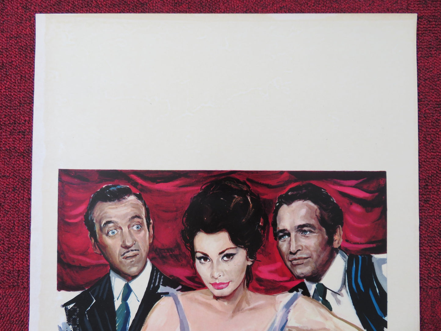 LADY L ITALIAN LOCANDINA POSTER SOPHIA LOREN PAUL NEWMAN DAVID NIVEN 1965