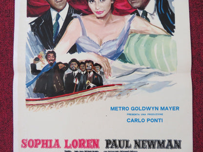 LADY L ITALIAN LOCANDINA POSTER SOPHIA LOREN PAUL NEWMAN DAVID NIVEN 1965