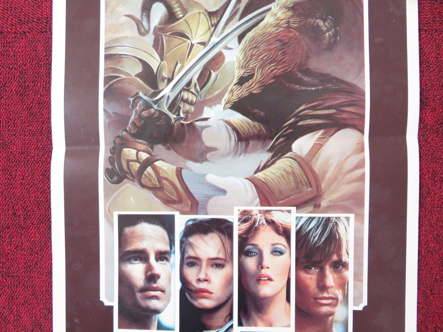 HEARTS AND ARMOUR ITALIAN LOCANDINA POSTER ZEUDI ARAYA BARBARA DE ROSSI 1984