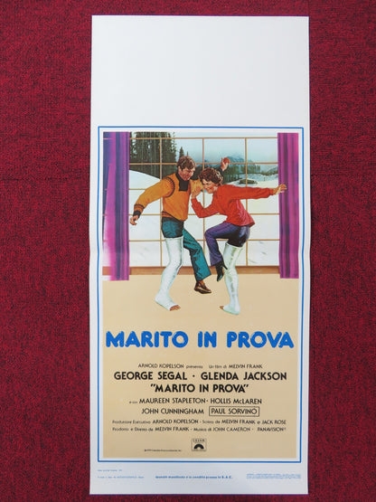 LOST AND FOUND ITALIAN LOCANDINA POSTER GEORGE SEGAL GLENDA JACKSON 1979