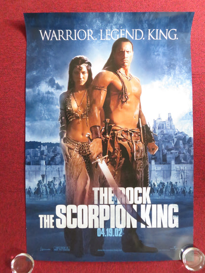 THE SCORPION KING US ONE SHEET ROLLED POSTER DWAYNE JOHNSON STEVEN BRAND 2002