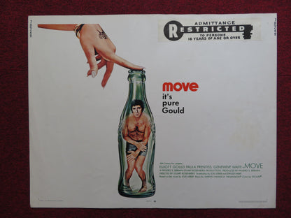 MOVE US HALF SHEET (22"x 28") POSTER ELLIOTT GOULD PAULA PRENTISS 1970