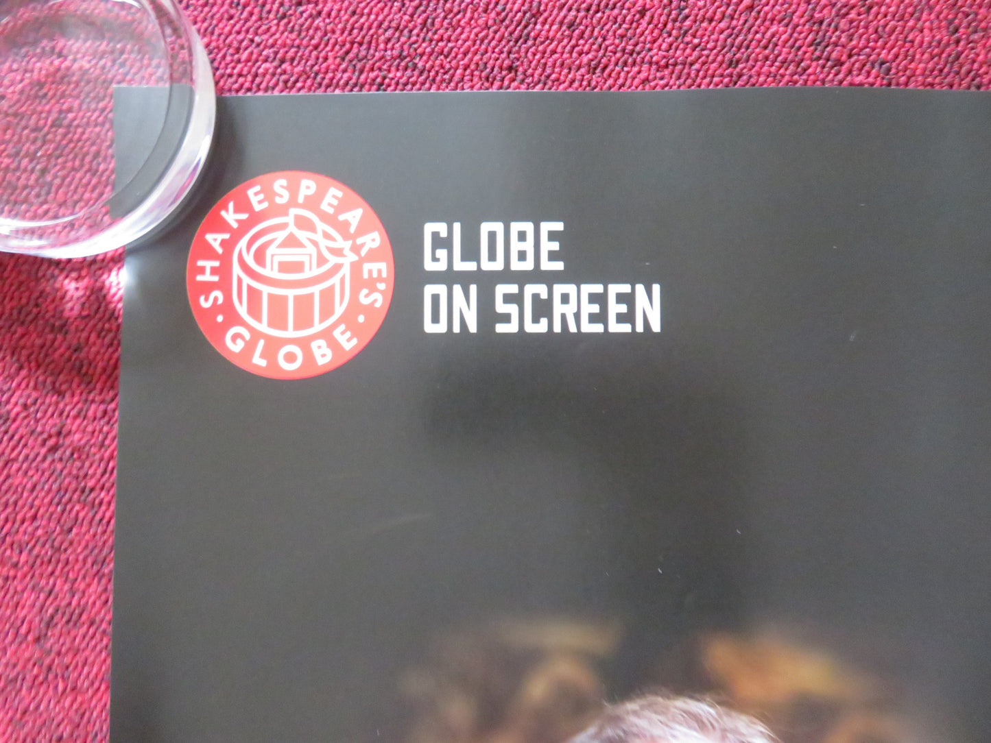 GLOBE ON SCREEN: JULIUS CAESAR ANTONY & CLEOPATRA UK QUAD  ROLLED POSTER 2015