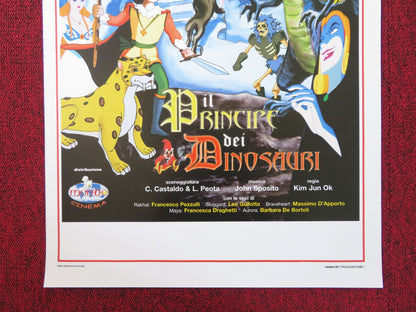 THE PRINCE OF DINOSAURS ITALIAN LOCANDINA POSTER ORLANDO CORRADI 2003