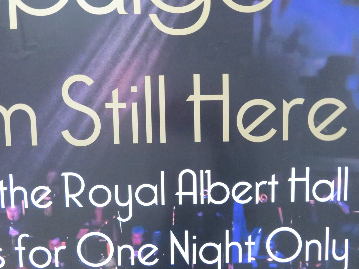 ELAINE PAIGE: I'M STILL HERE UK QUAD ROLLED POSTER ROYAL ALBERT HALL 2014