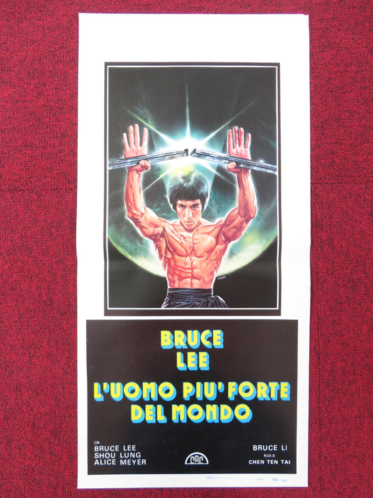 THE TRUE GAME OF DEATH ITALIAN LOCANDINA POSTER BRUCE LEE TIEN-HSIANG LUNG 1980