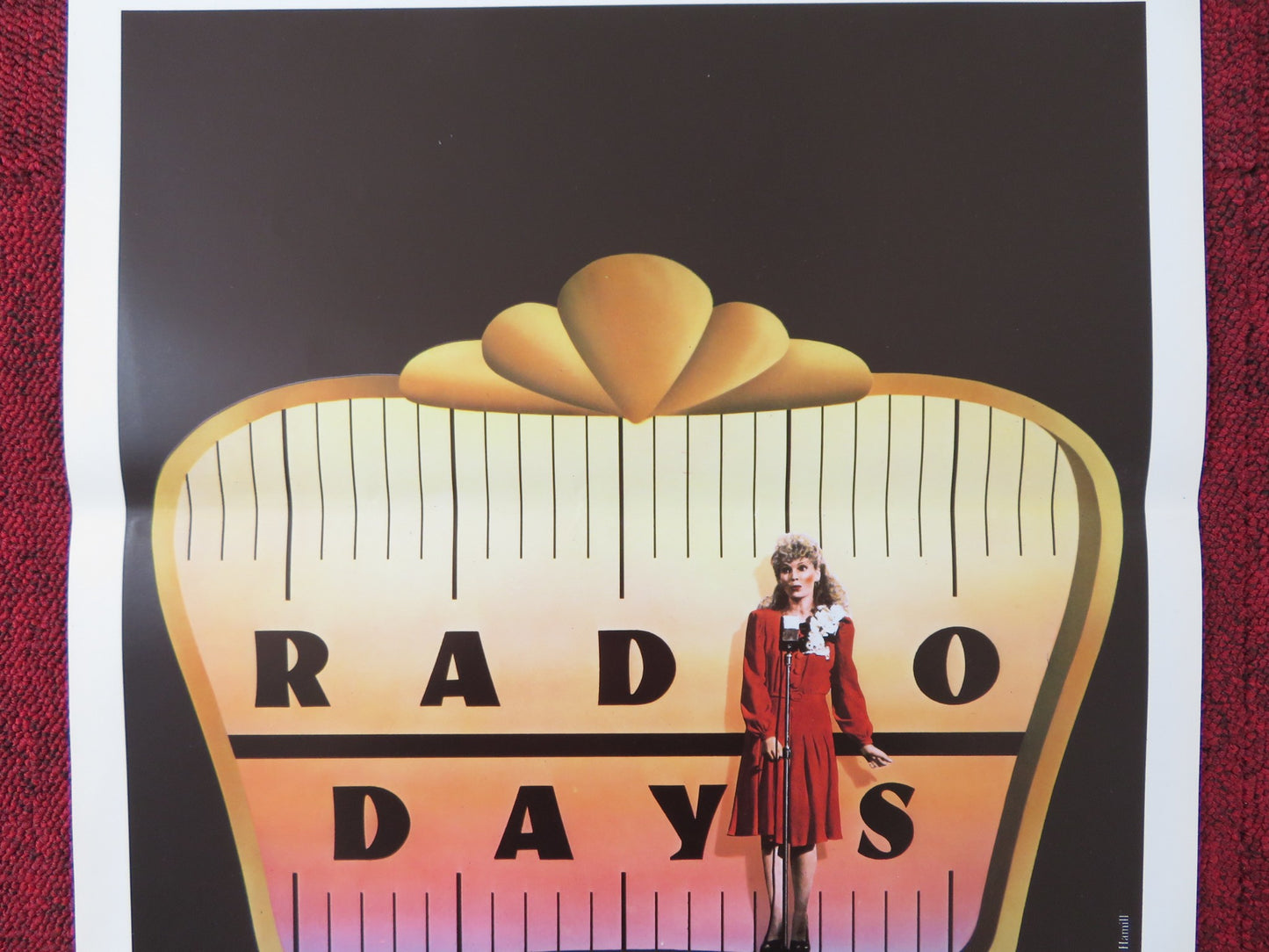 RADIO DAYS ITALIAN LOCANDINA POSTER WOODY ALLEN MIKE STARR 1987