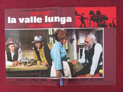 THE RED PONY - TV MOVIE - B ITALIAN FOTOBUSTA POSTER HENRY FONDA M. O'HARA 1973