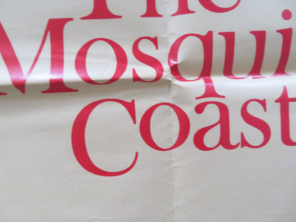 THE MOSQUITO COAST UK QUAD POSTER FOLDED HARRISON FORD HELEN MIRREN 1986