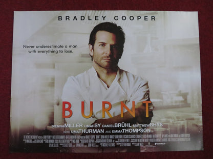 BURNT UK QUAD (30"x 40") ROLLED POSTER BRADLEY COOPER SIENNA MILLER 2015