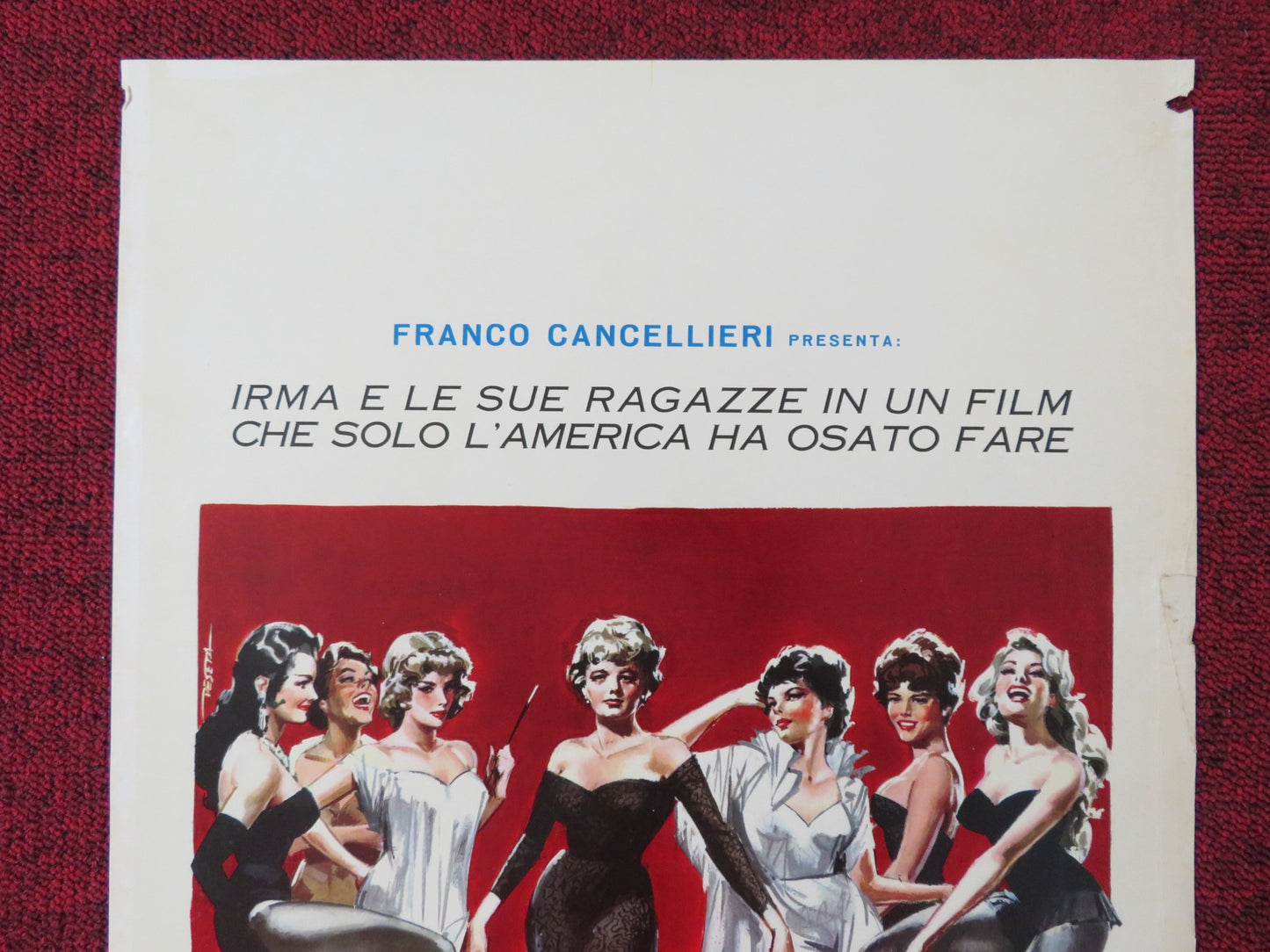 IL BALCONE ITALIAN LOCANDINA POSTER SHELLEY WINTERS PETER FALK 1964