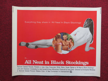 ALL NEAT IN BLACK STOCKINGS US HALF SHEET (22"x 28") POSTER VICTOR HENRY 1969