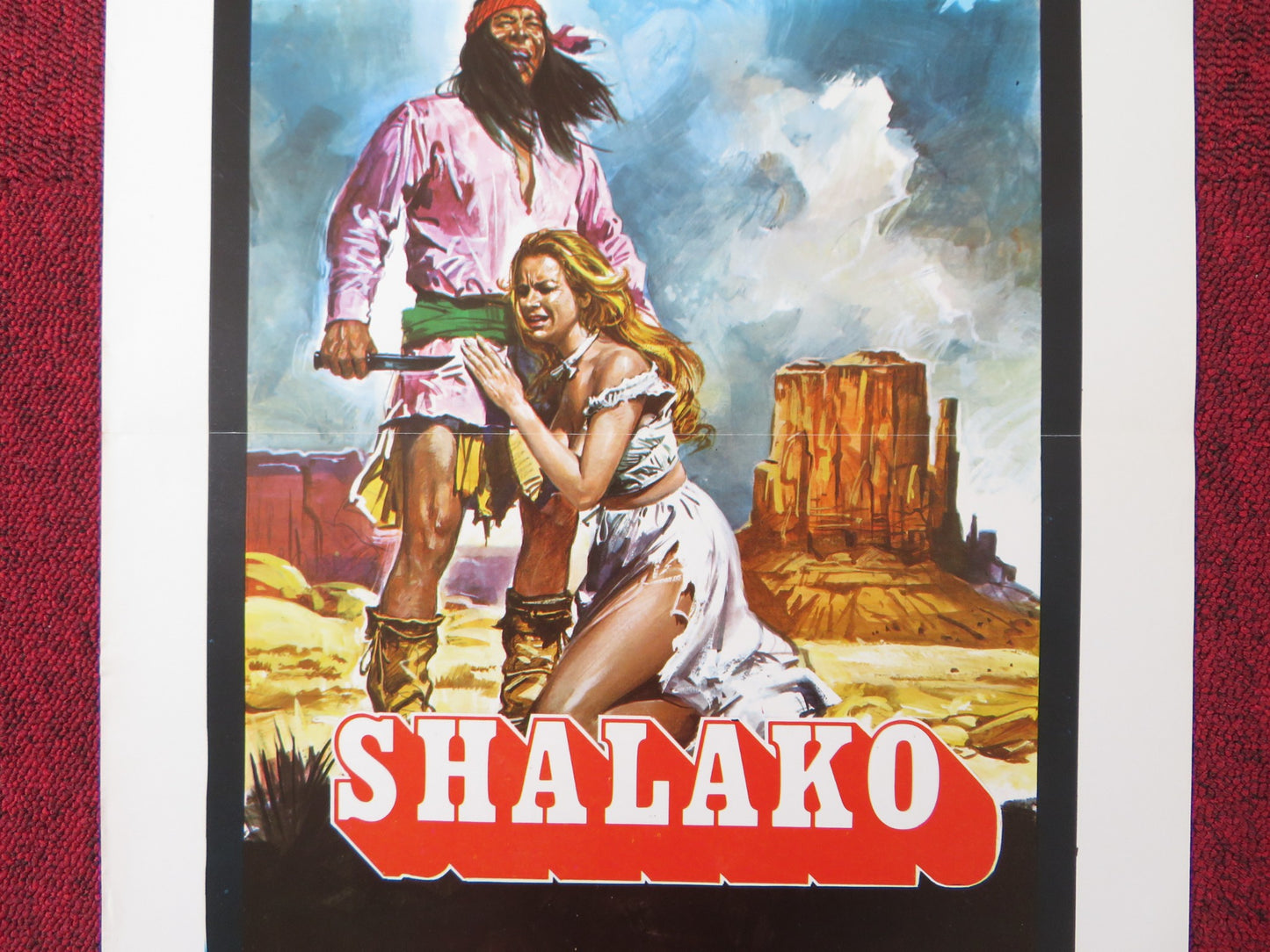 SHALAKO ITALIAN LOCANDINA POSTER SEAN CONNERY BRIGITTE BARDOT 1968