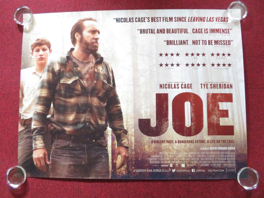 JOE UK QUAD (30"x 40") ROLLED POSTER NICOLAS CAGE TYE SHERIDAN 2013