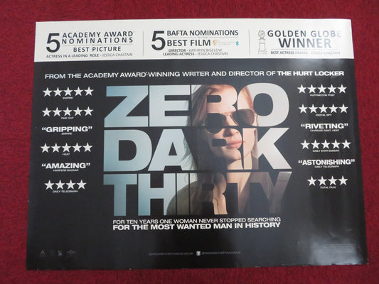 ZERO DARK THIRTY UK QUAD (30"x 40") ROLLED POSTER JESSICA CHASTAIN J.CLARKE '12