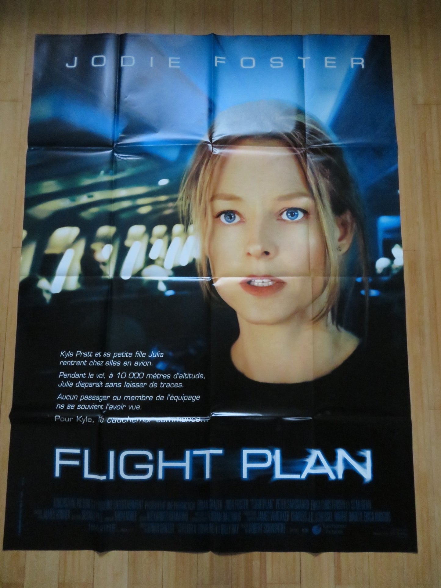 FLIGHTPLAN FRENCH GRANDE POSTER JODIE FOSTER PETER SARSGAARD 2005