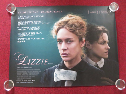 LIZZIE UK QUAD (30"x 40") ROLLED POSTER CHLOE SEVIGNY KRISTEN STEWART 2018