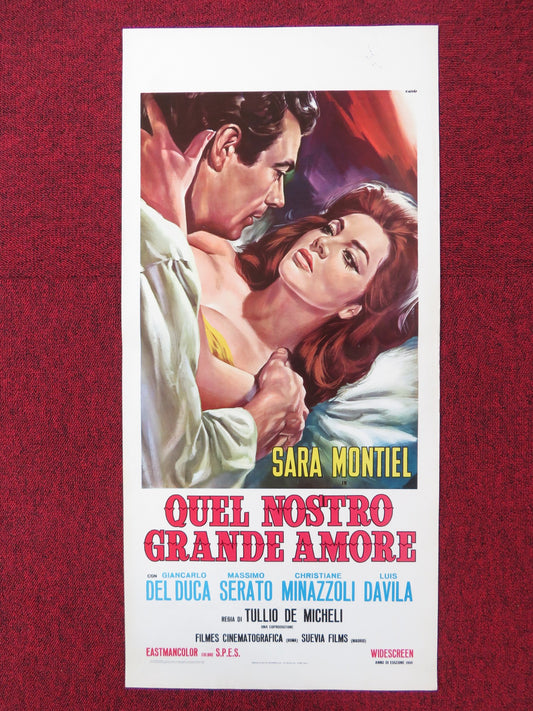 QUEL NOSTRO GRANDE AMORE ITALIAN LOCANDINA POSTER SARA MONTIEL1966