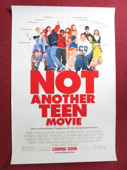 NOT ANOTHER TEEN MOVIE US ONE SHEET ROLLED POSTER CHRIS EVANS JAIME PRESSLY 2001