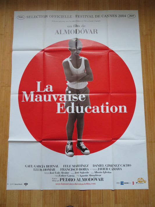 BAD EDUCATION FRENCH GRANDE POSTER GAEL GARCIA BERNAL FELE MARTINEZ 2004