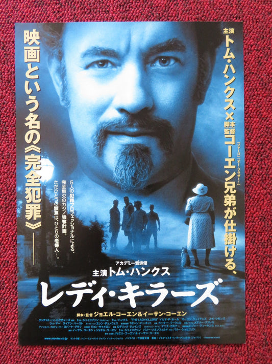 THE LADYKILLERS JAPANESE CHIRASHI (B5) POSTER TOM HANKS  J.K SIMMONS 2004