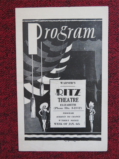 RITZ THEATRE MOVIE PROGRAM JAMES CAGNEY DEBORAH KERR