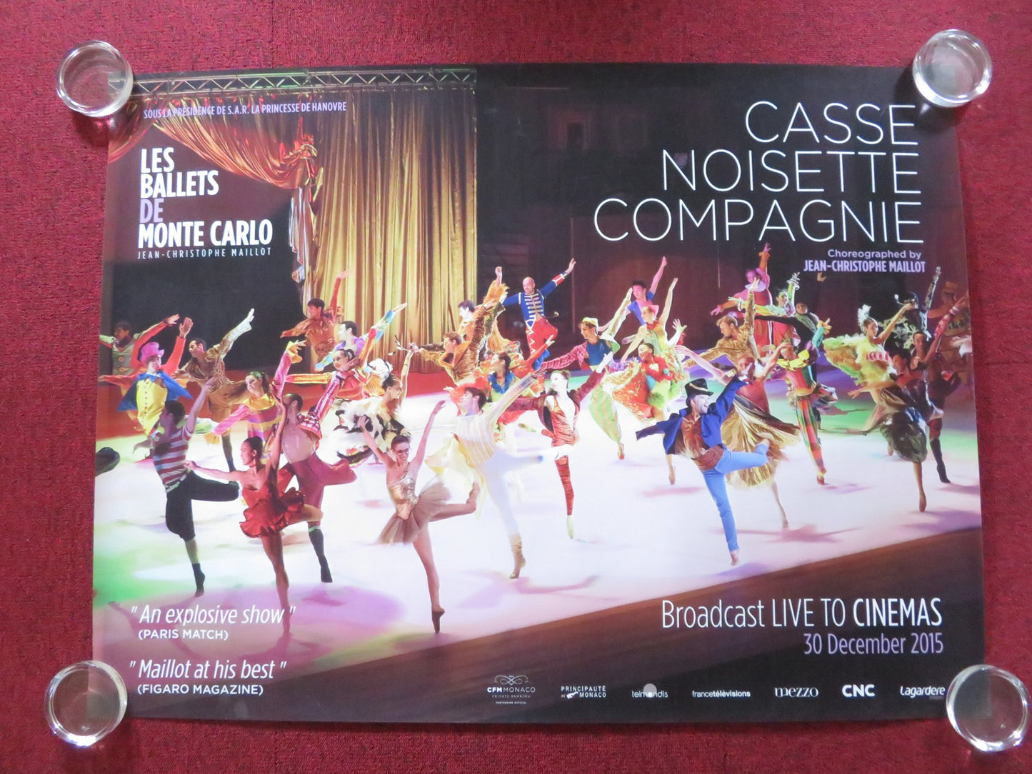 CASSE NOISETTE COMPAGNIE UK QUAD (30"x 40") ROLLED POSTER 2015