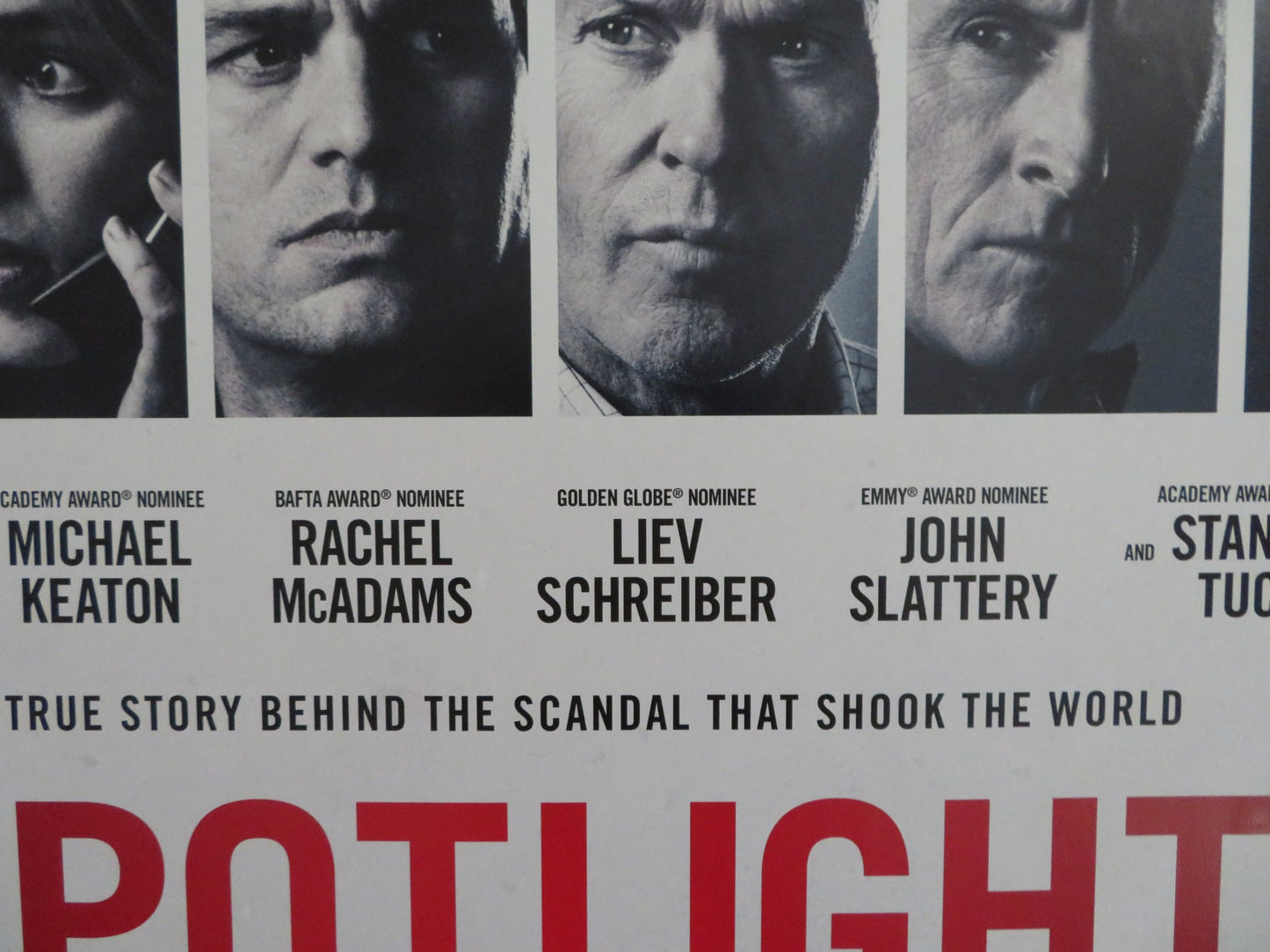 SPOTLIGHT UK QUAD (30"x 40") ROLLED POSTER MARK RUFFALO MICHAEL KEATON 2015