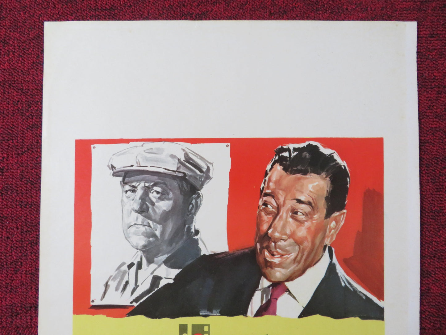 COLPO SEGRETO ITALIAN LOCANDINA POSTER JEAN GABIN FERNANDEL 1964