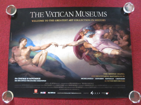 THE VATICAN MUSEUMS UK QUAD (30"x 40") ROLLED POSTER SIMONE D'ANDREA 2014