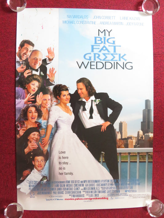 MY BIG FAT GREEK WEDDING US ONE SHEET ROLLED POSTER JOHN CORBETT VARDOLOS 2002