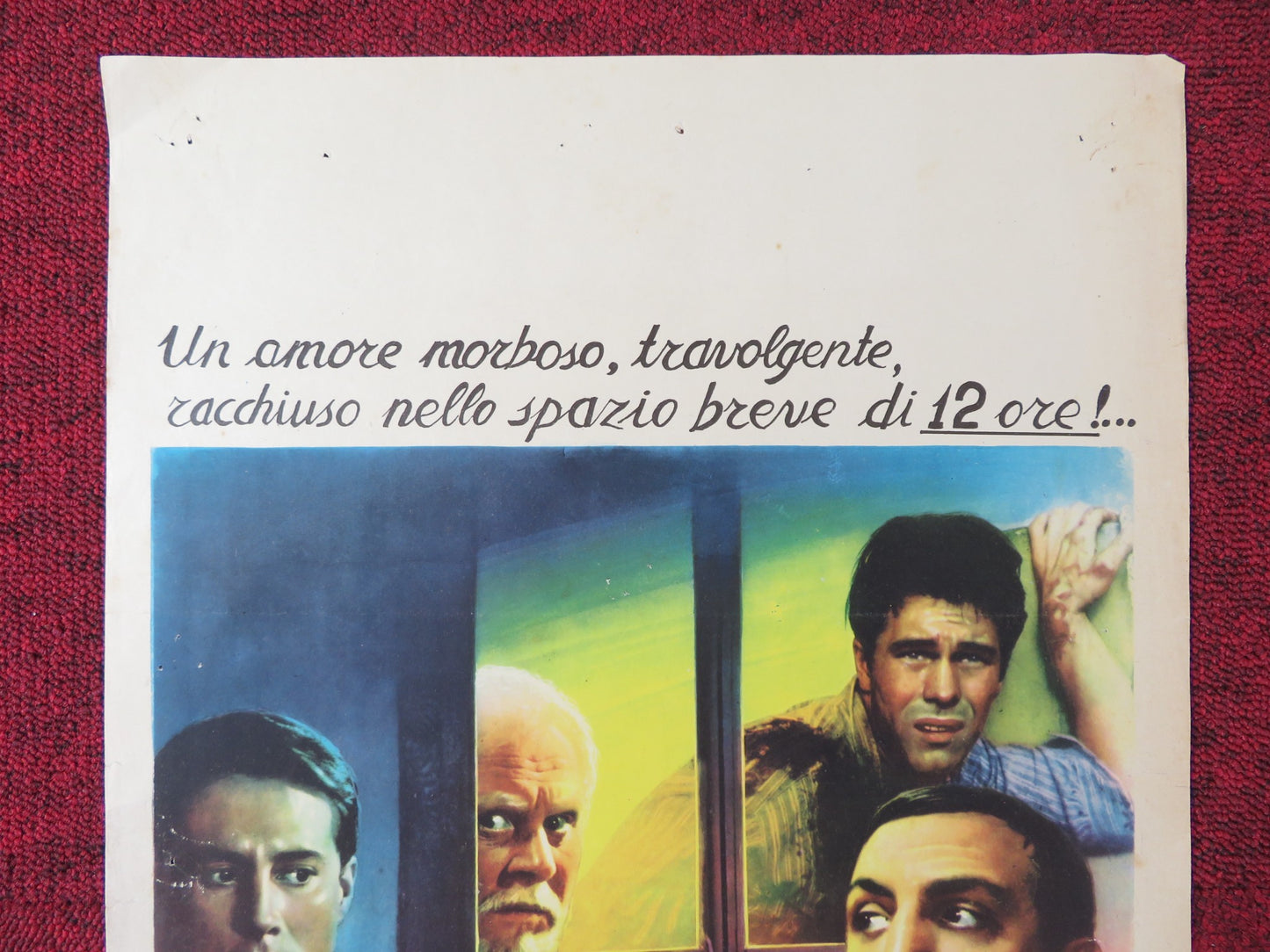 IL GIORNO DELLA VIOLENZA ITALIAN LOCANDINA POSTER E. BARTOK HANNES MESSEMER 1959