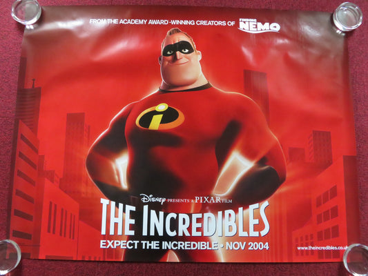 THE INCREDIBLES UK QUAD (30"x 40") ROLLED POSTER SAMUEL L. JACKSON 2004