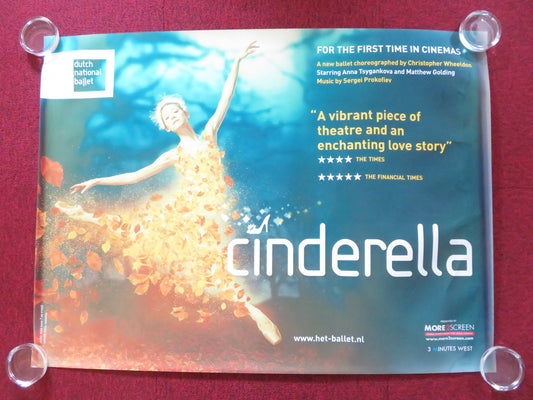 CINDERELLA: DUTCH NATIONAL BALLET UK QUAD (30"x 40") ROLLED POSTER 2013