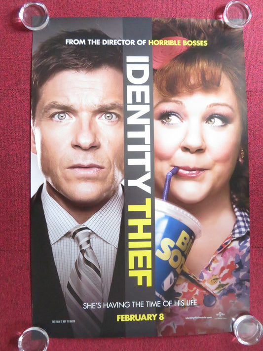 IDENTITY THIEF US ONE SHEET ROLLED POSTER JASON BATEMAN MELISSA MCCARTHY 2013