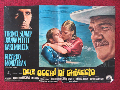 BLUE - B ITALIAN FOTOBUSTA POSTER TERENCE STAMP JOANNA PETTET 1968