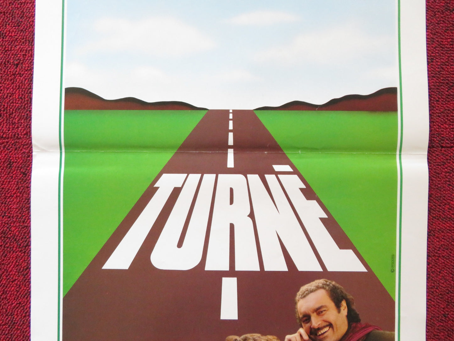 TURNE ITALIAN LOCANDINA POSTER DIEGO ABATANTUONO LAURA MORANTE 1990