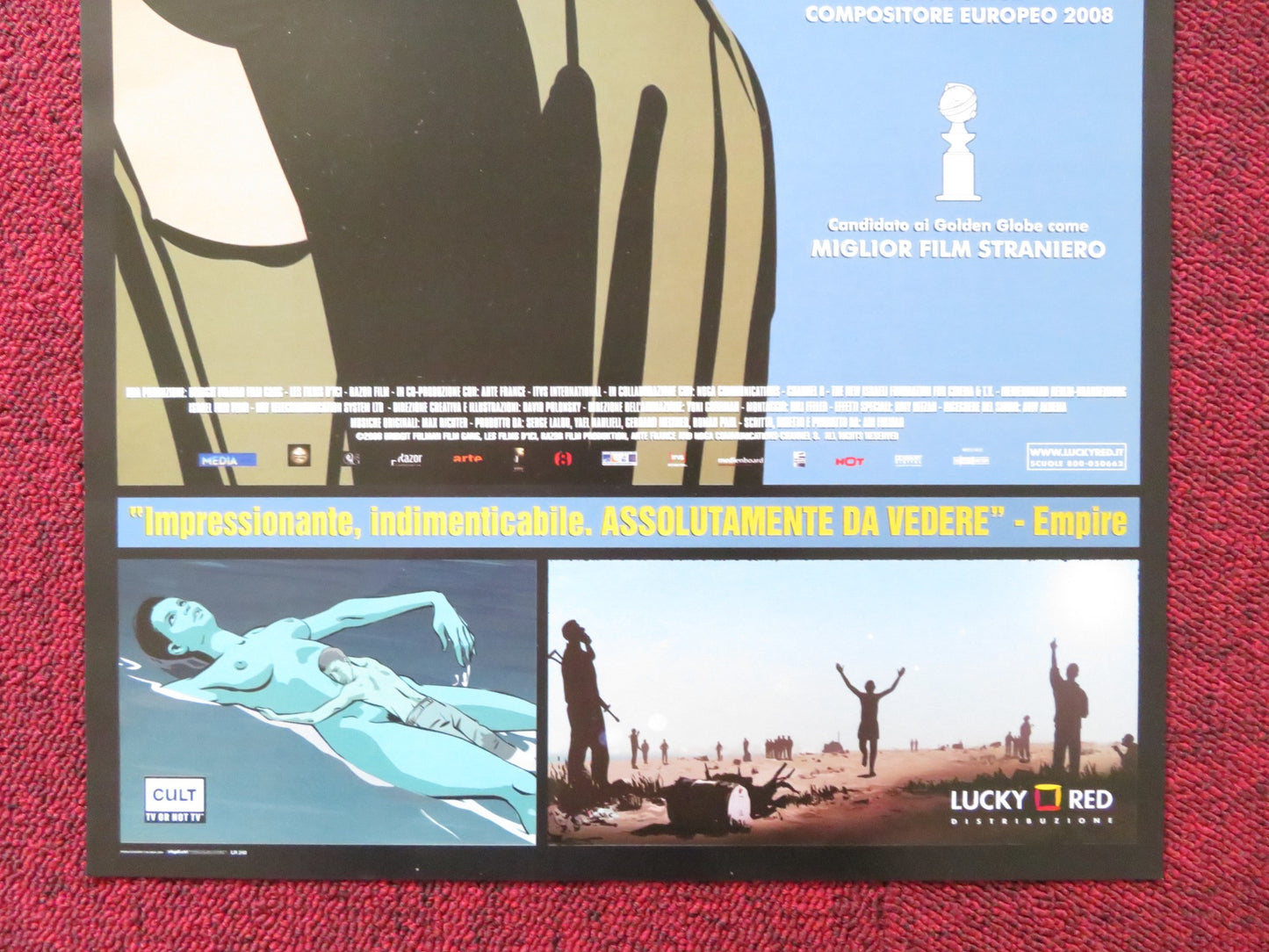 WALTZ WITH BASHIR ITALIAN LOCANDINA POSTER ARI FOLMAN ORI SIVAN 2008