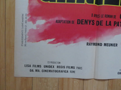 BELLS WITHOUT JOY FRENCH GRANDE POSTER DANY CARREL RAYMOND PELLEGRIN 1962