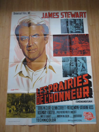 SHENANDOAH FRENCH GRANDE POSTER JAMES STEWART DOUG MCCLURE 1965